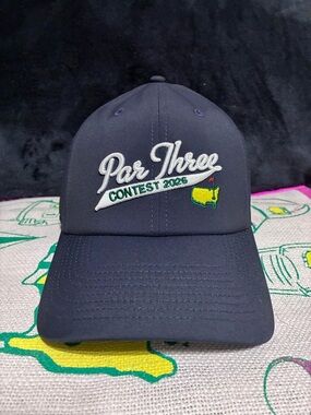 Masters Navy Par Three Contest 2026 Hat with Yellow & Green Logo
